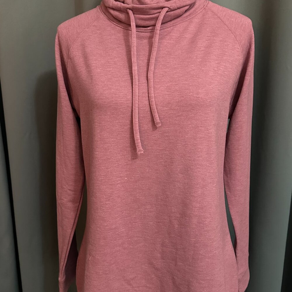 32° Heat Mauve Cowl Neck Pullover Sweatshirt Women’s Small Soft Stretch Top